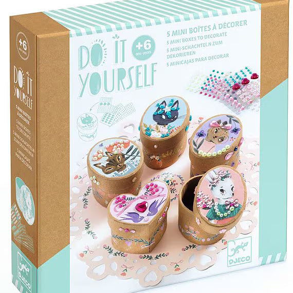 Djeco DIY Mini Decorated Boxes