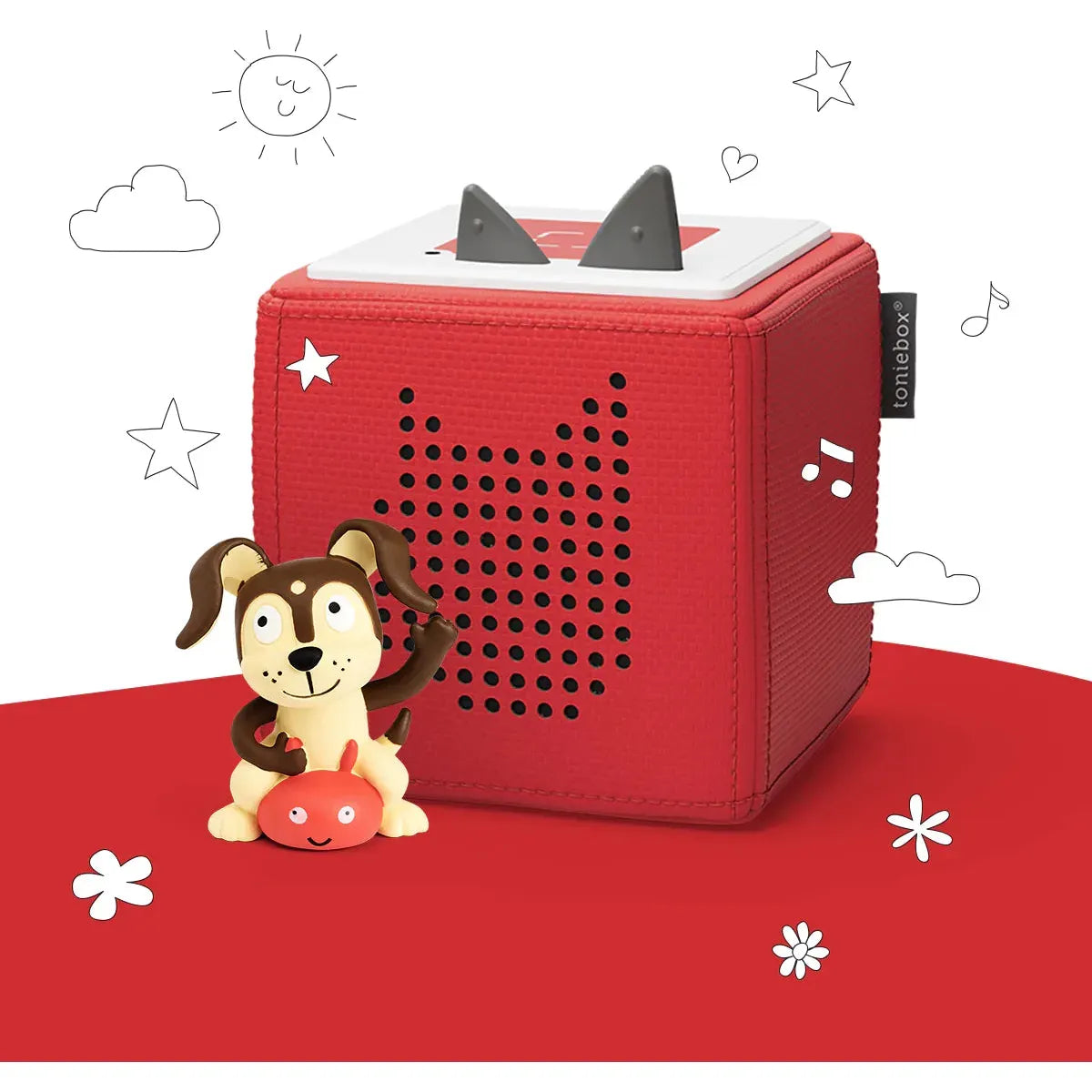 Playtime Puppy Toniebox Starter Set - Red