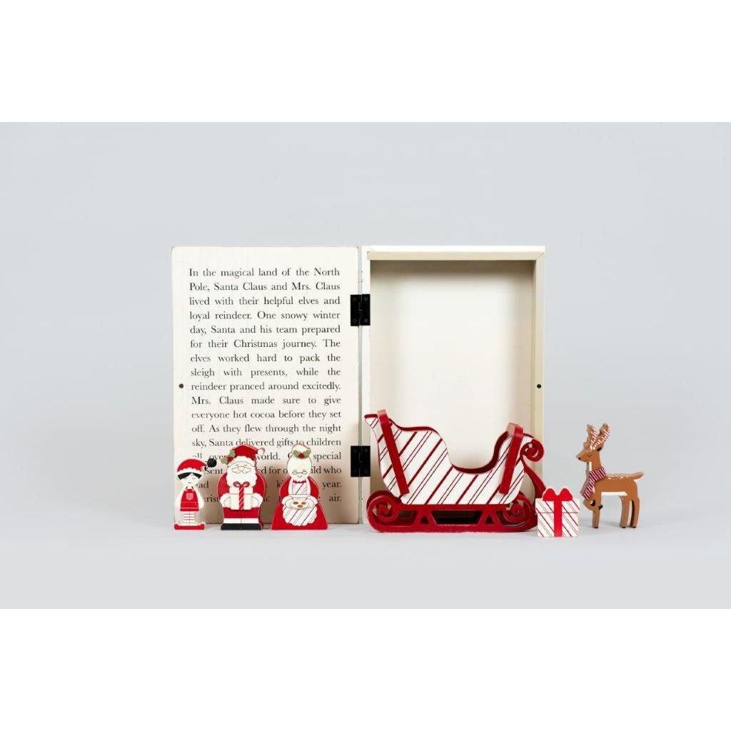 Woodland Storybook Wooden The North Pole