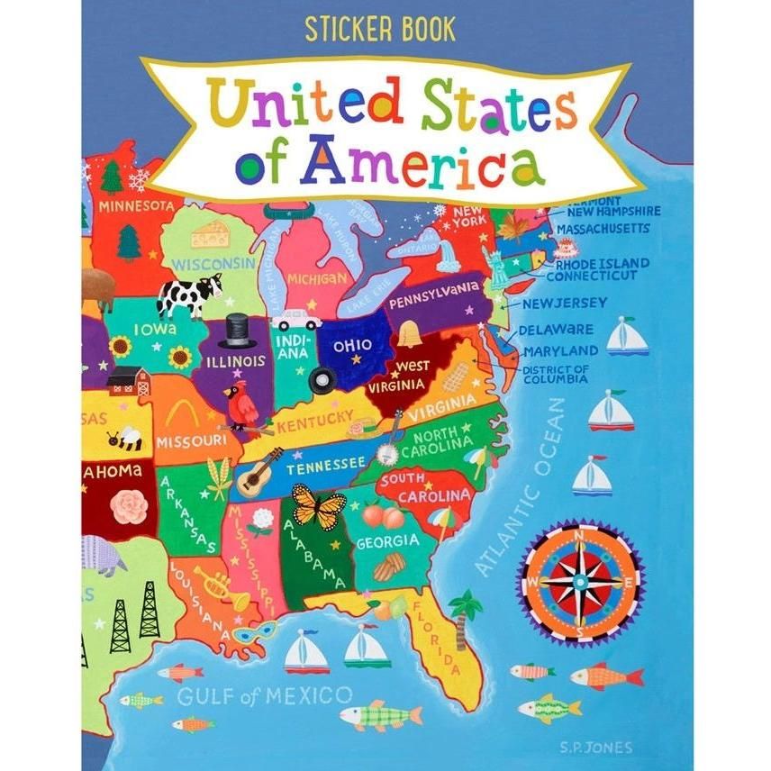 United States Kid's Sticker Book