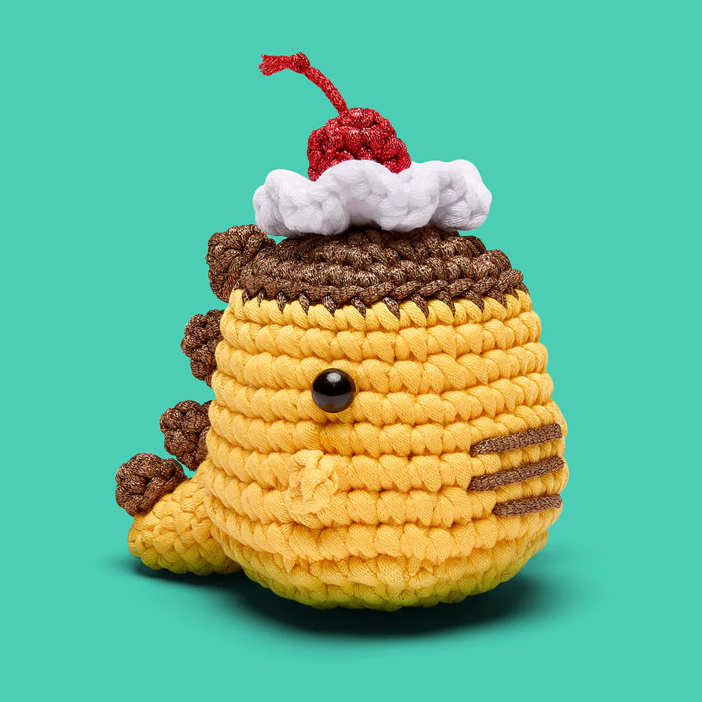 Woobles: Fred The Dino: Sweetie Edition Crochet Kit