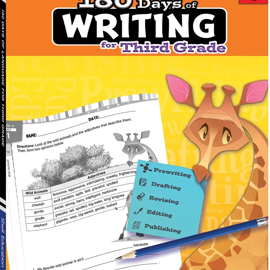 180 Days: Writing for Third Grade