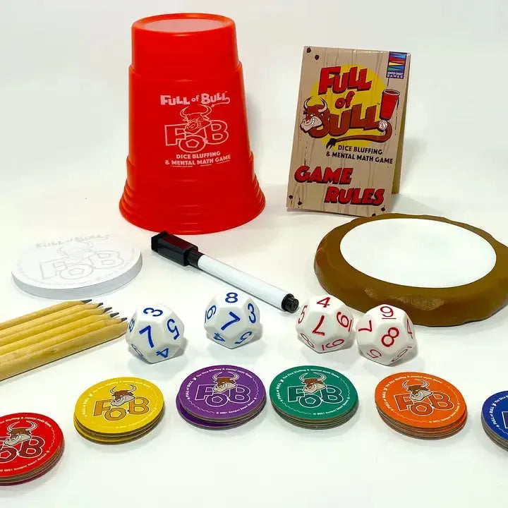 Semper Smart Games: Full of Bull!„¢ - the Dice Bluffing & Mental Math Game
