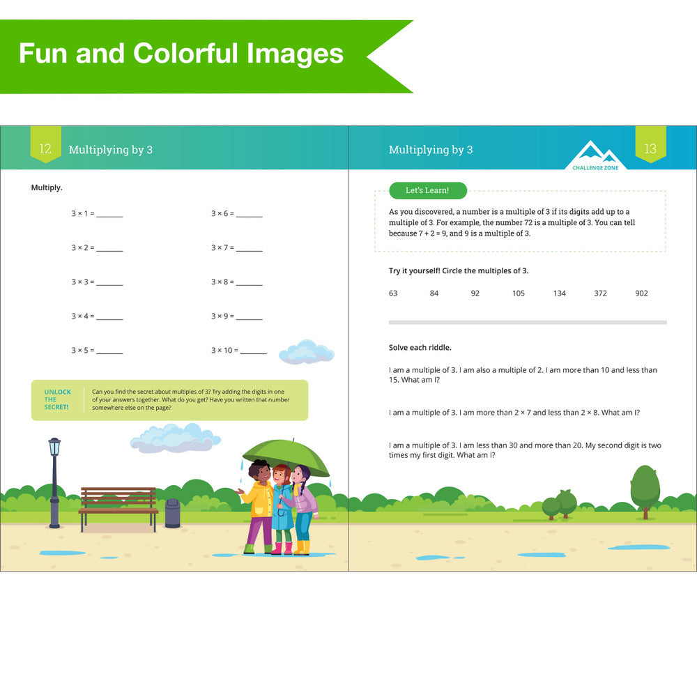 Ixl Math Workbook: Grade 3 Multiplication