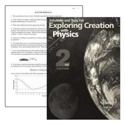 Apologia Physics Solutions Manual and Test Pages