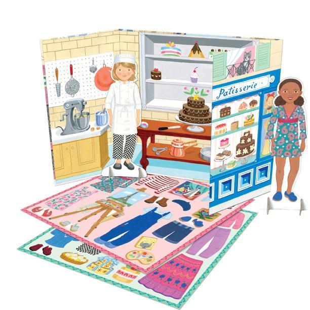 Paper Dolls Baker and Painter