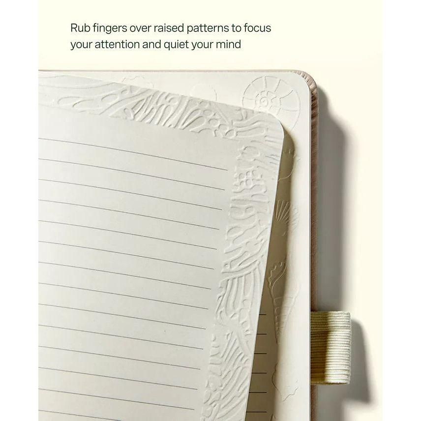 Lifelines "Shake It Up" Sensory Journal with Tactile Cover Embossed Paper - Meadow