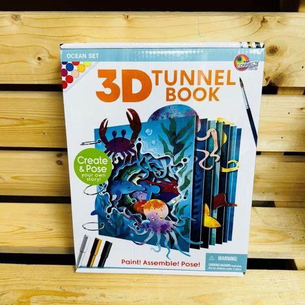 3D Tunnel Ocean Book Set