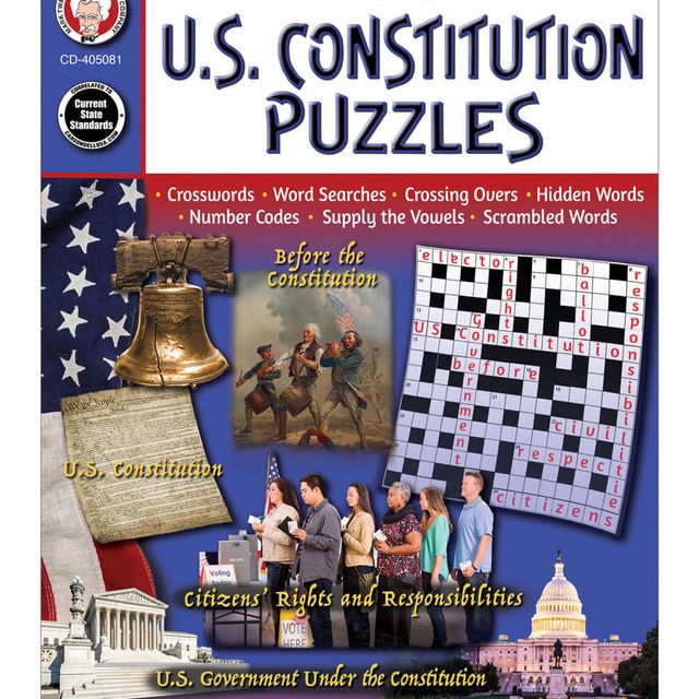 U.S. Constitution Puzzle Book