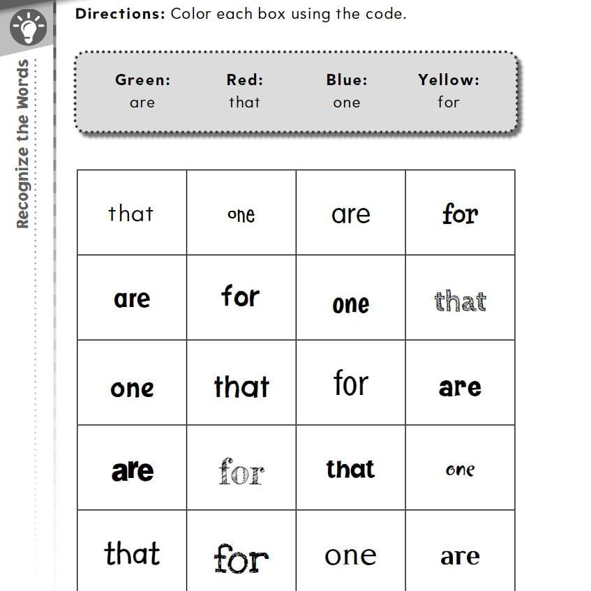 180 Days: High-Frequency Words for First Grade