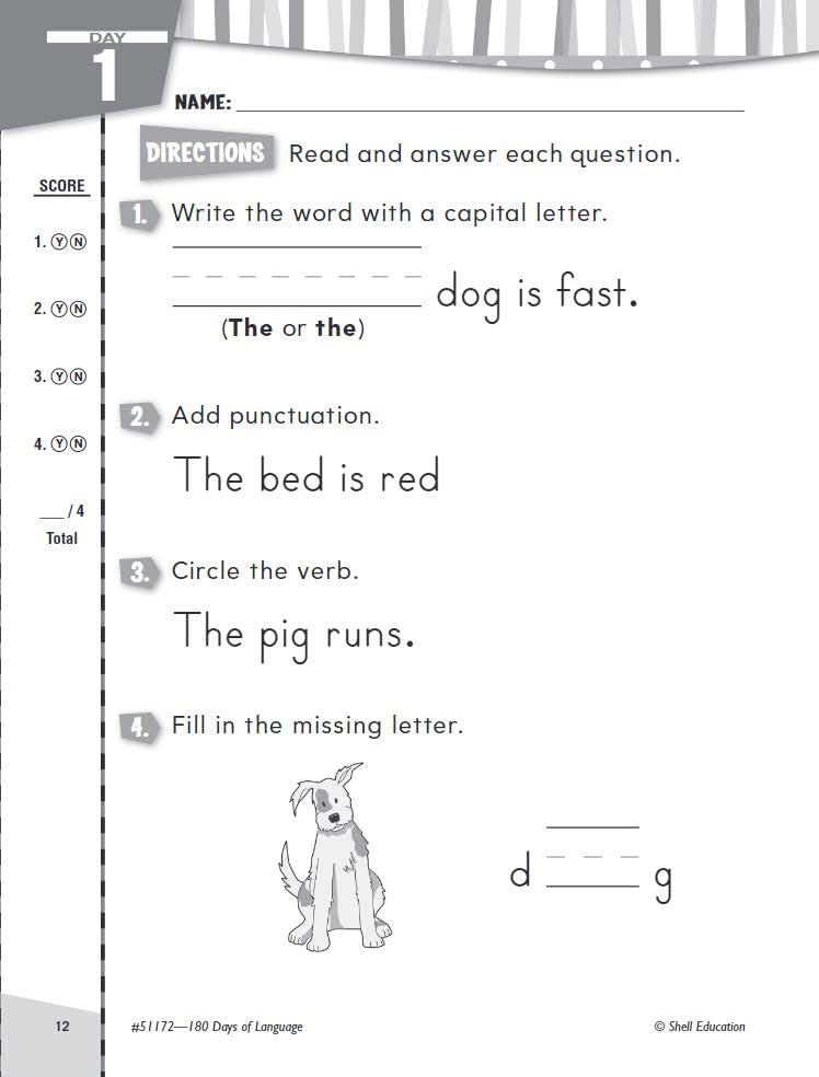 180 Days: Language for Kindergarten