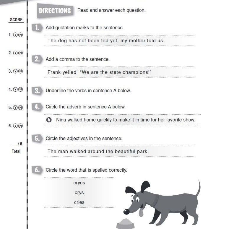 180 Days: Language for Third Grade