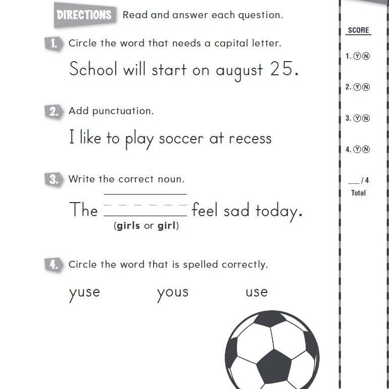 180 Days: Language for First Grade