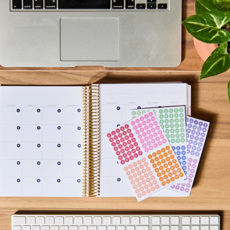 Colorful Date Dots