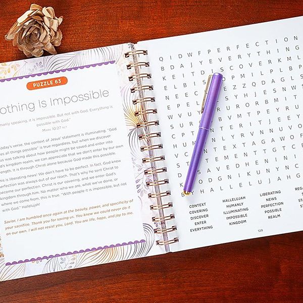 100 Meditations on the Words of Jesus Word Search Devotional