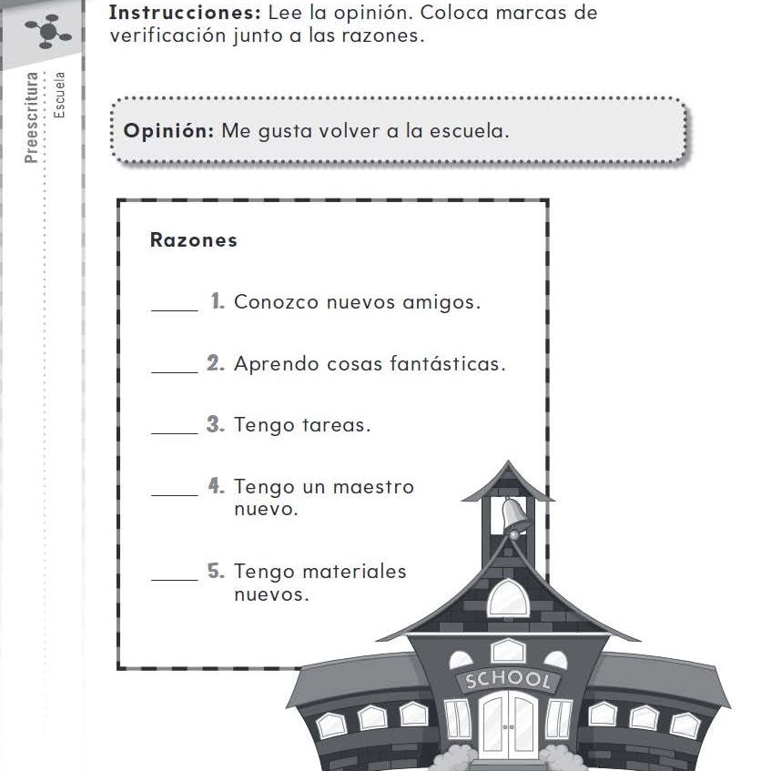 180 Days: Writing for First Grade (Spanish)