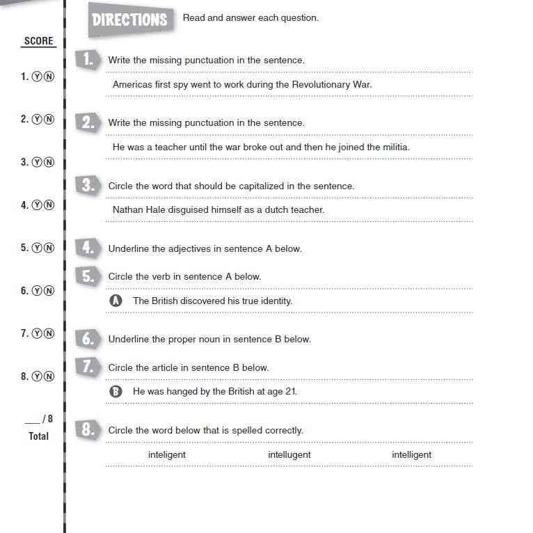 180 Days Language for Fifth Grade