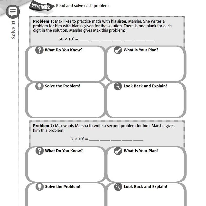 180 Days: Problem Solving for Fifth Grade