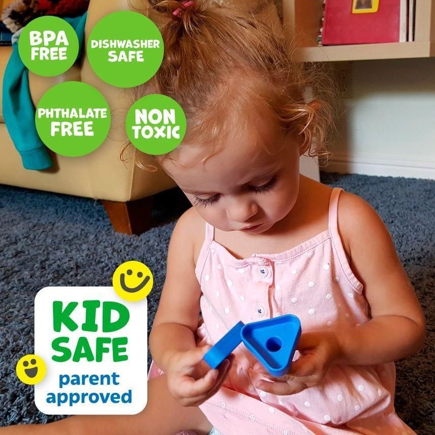 12 Pc Jumbo Nuts and Bolts Set with Tote