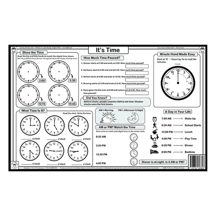 Time Made Easy Placemat