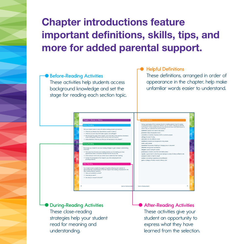 Spectrum Reading Workbook Grade 8