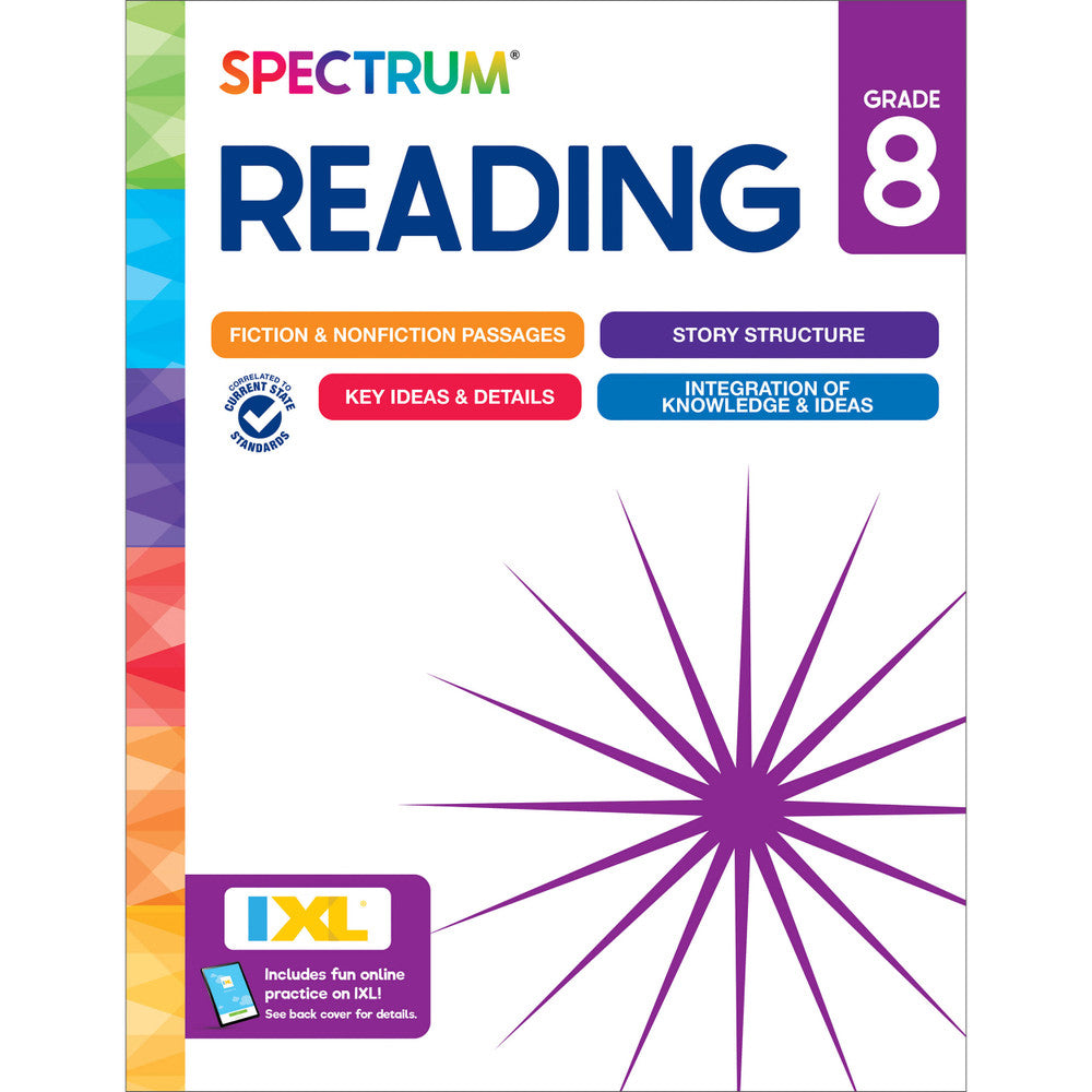 Spectrum Reading Workbook Grade 8