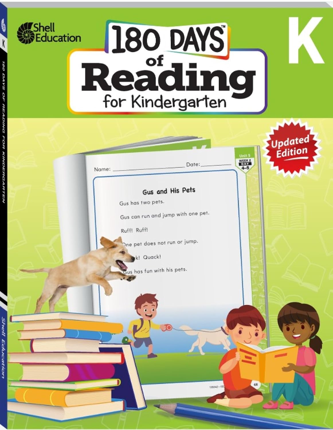 180 Days: Reading for Kindergarten, 2nd Edition