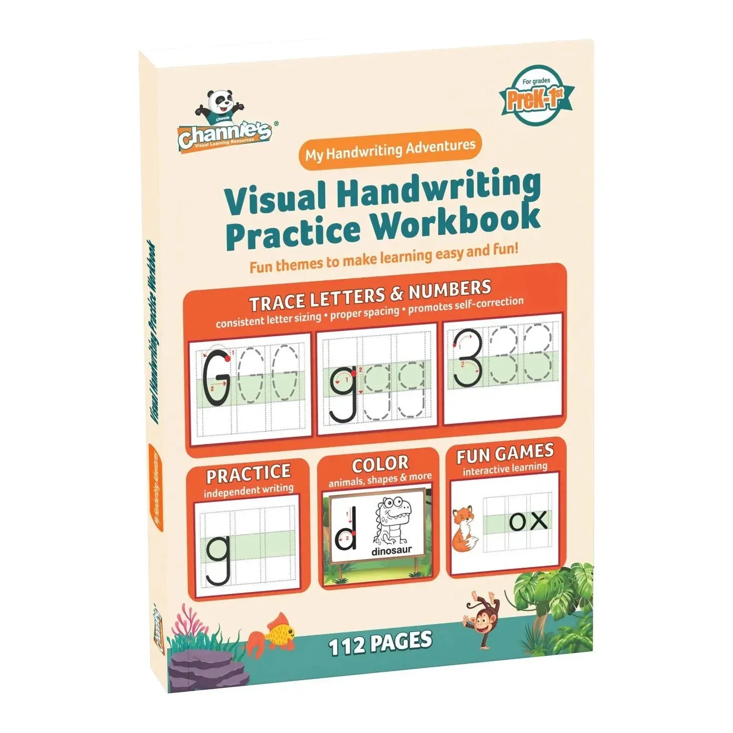 Channie's My Handwriting Adventures- Visual Handwriting Practice & Activity Workbook