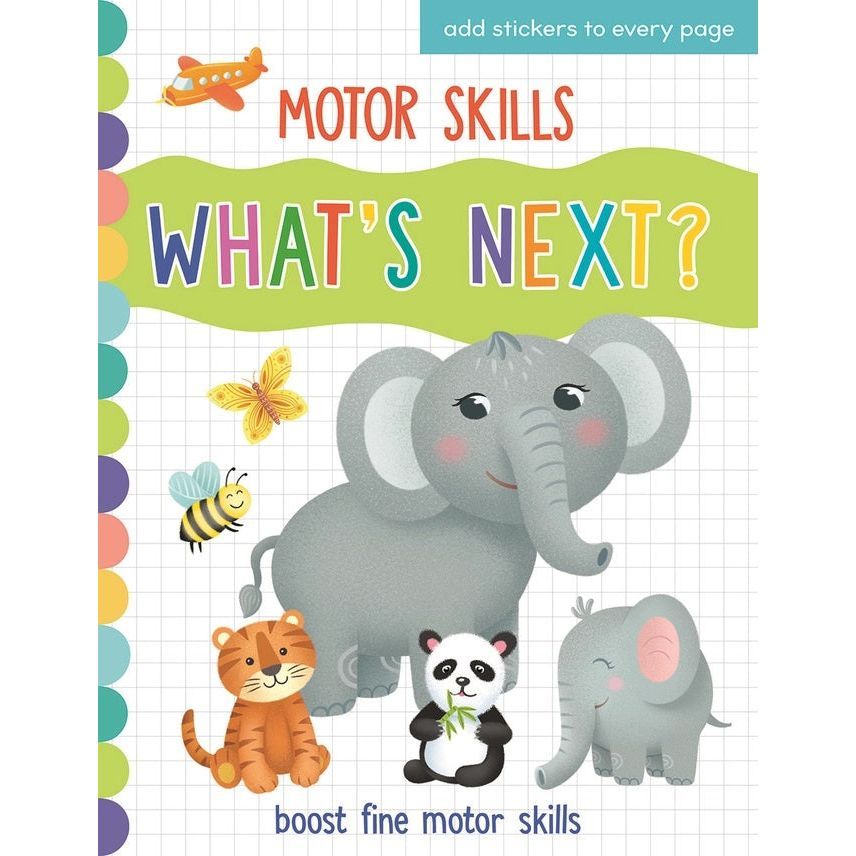 Motor Skills: What's Next? Sticker Book Workbook