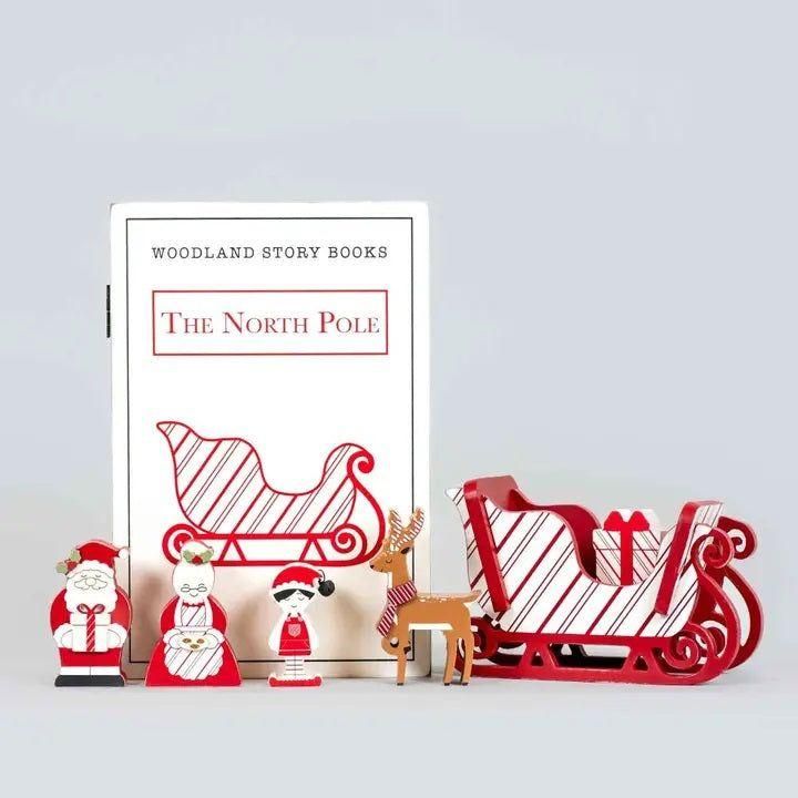 Woodland Storybook Wooden The North Pole