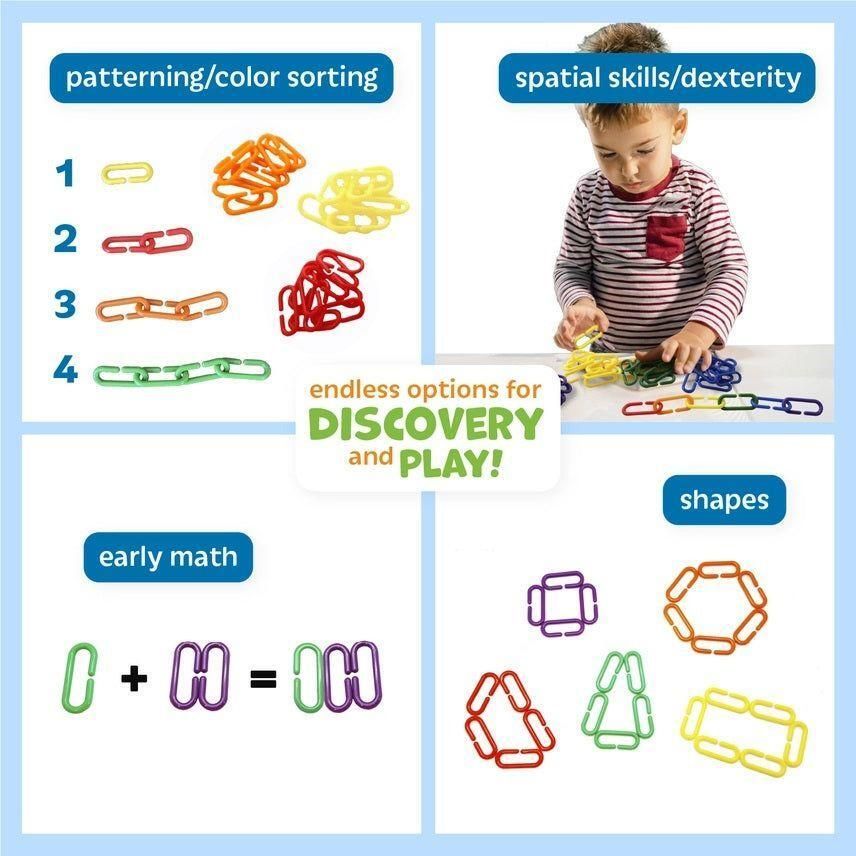 120 Rainbow Math Links with Tote