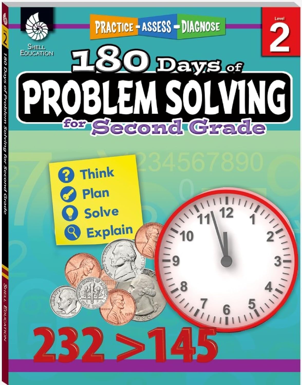 180 Days: Problem Solving for Second Grade