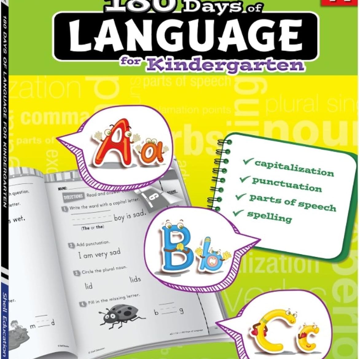 180 Days: Language for Kindergarten