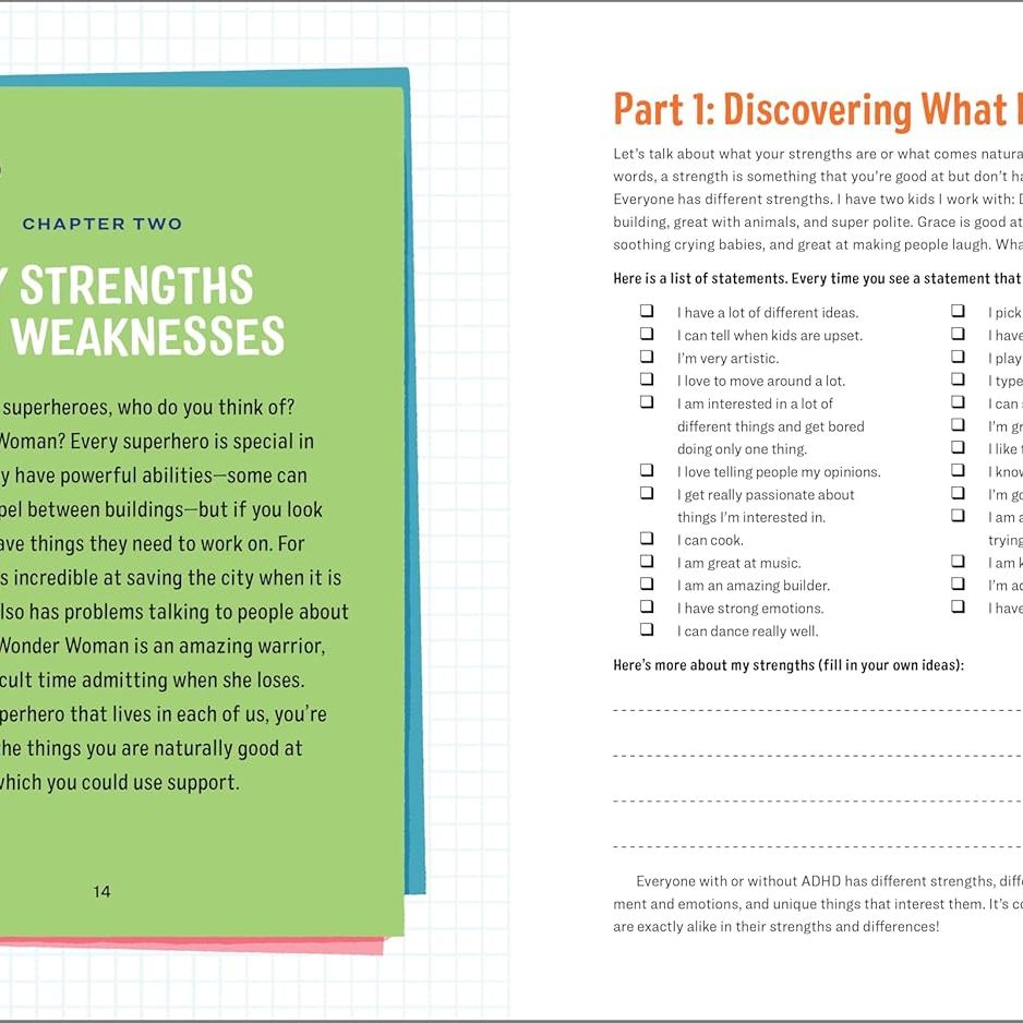 Thriving with ADHD Workbook For Kids