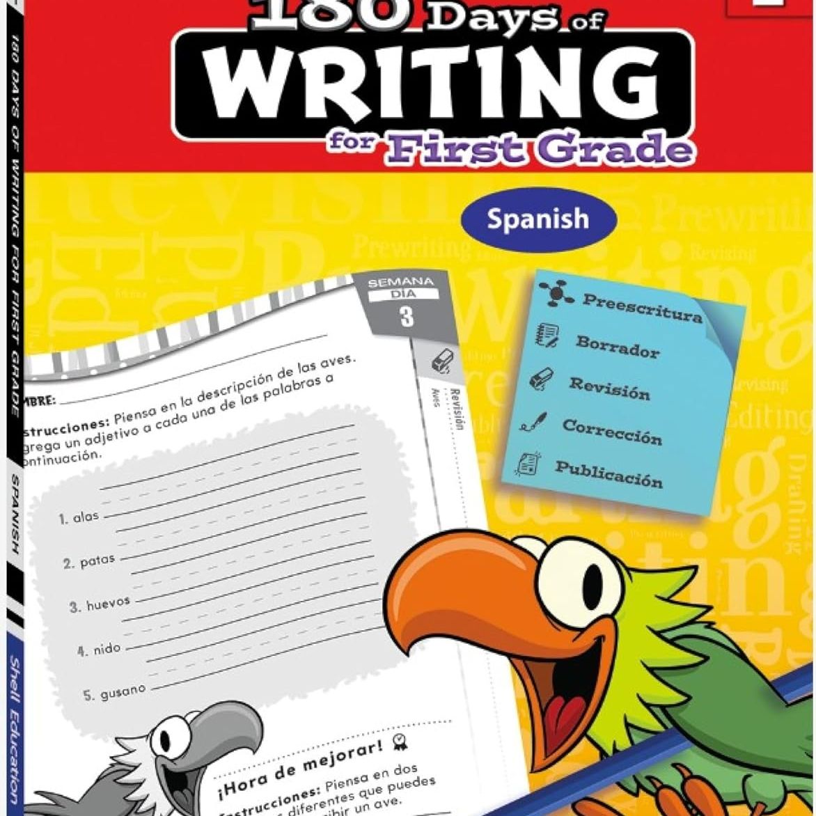 180 Days: Writing for First Grade (Spanish)
