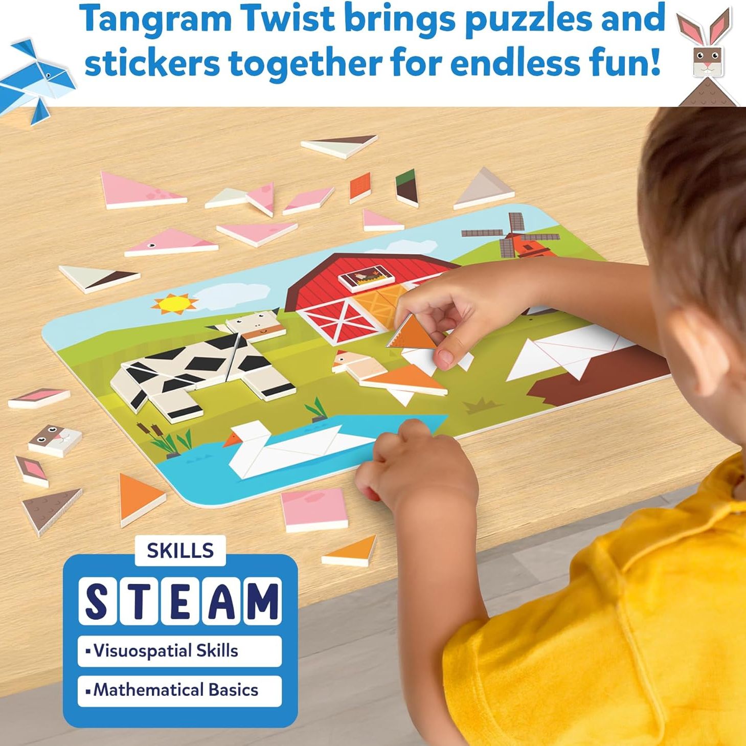 Skillmatics: Tangram Twist Animals