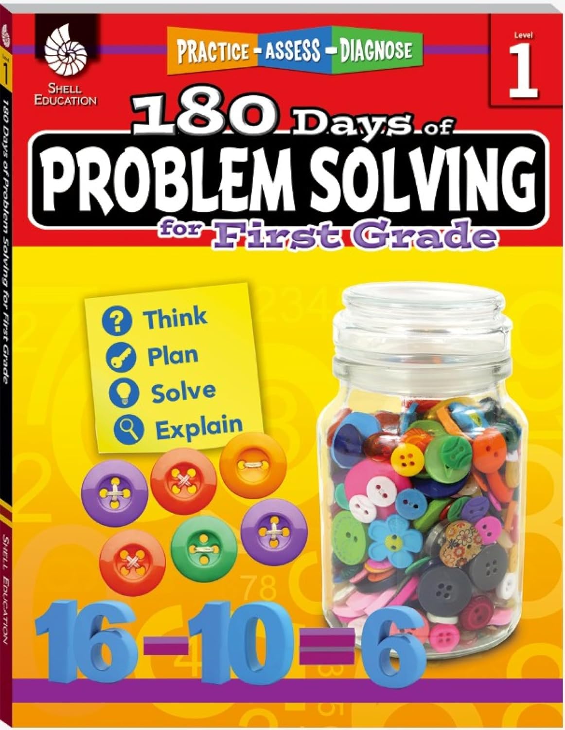 180 Days: Problem Solving for First Grade