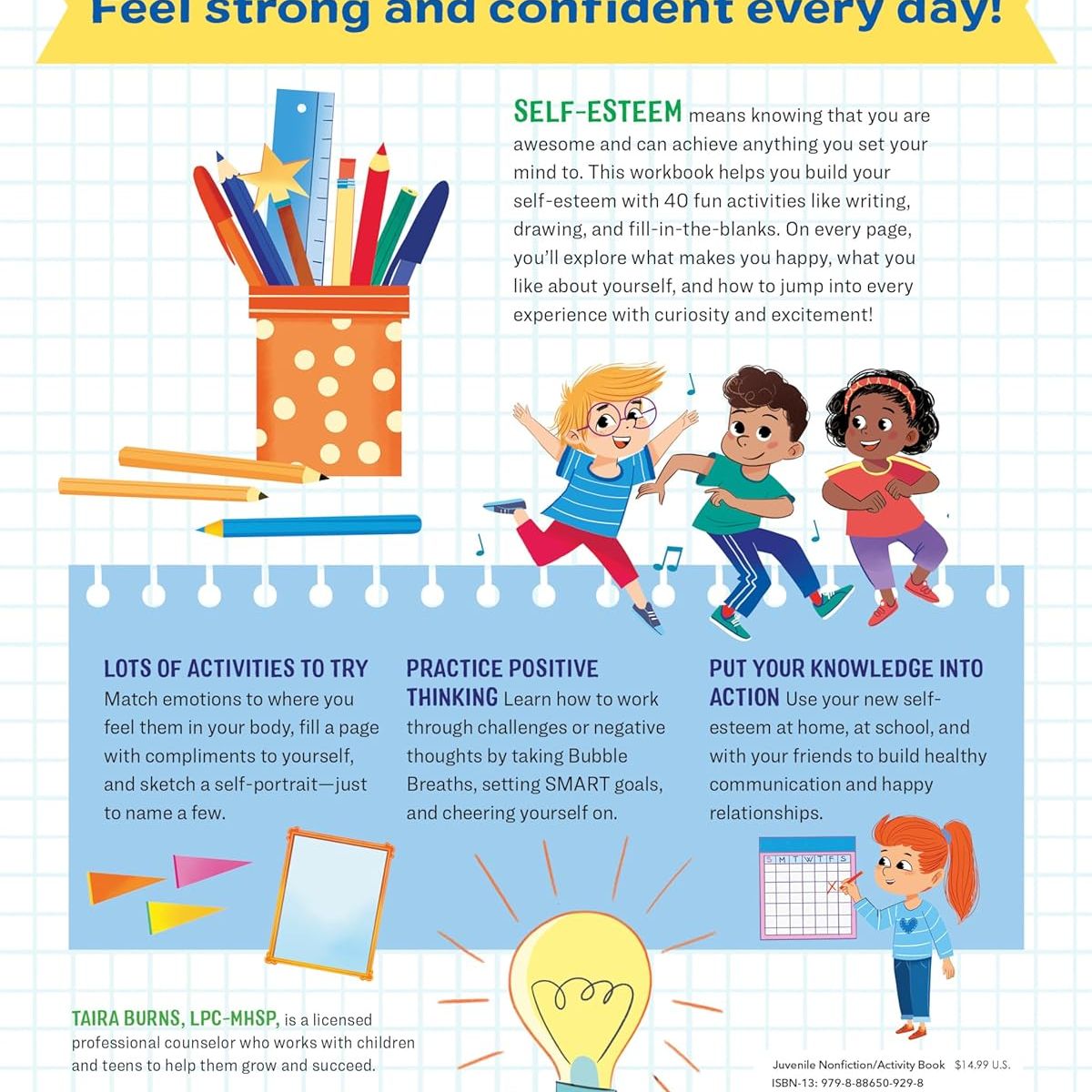 Self-Esteem Workbook For Kids