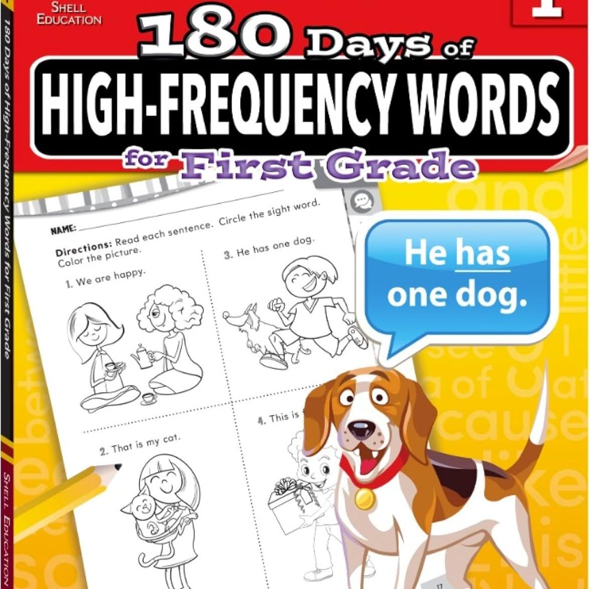 180 Days: High-Frequency Words for First Grade