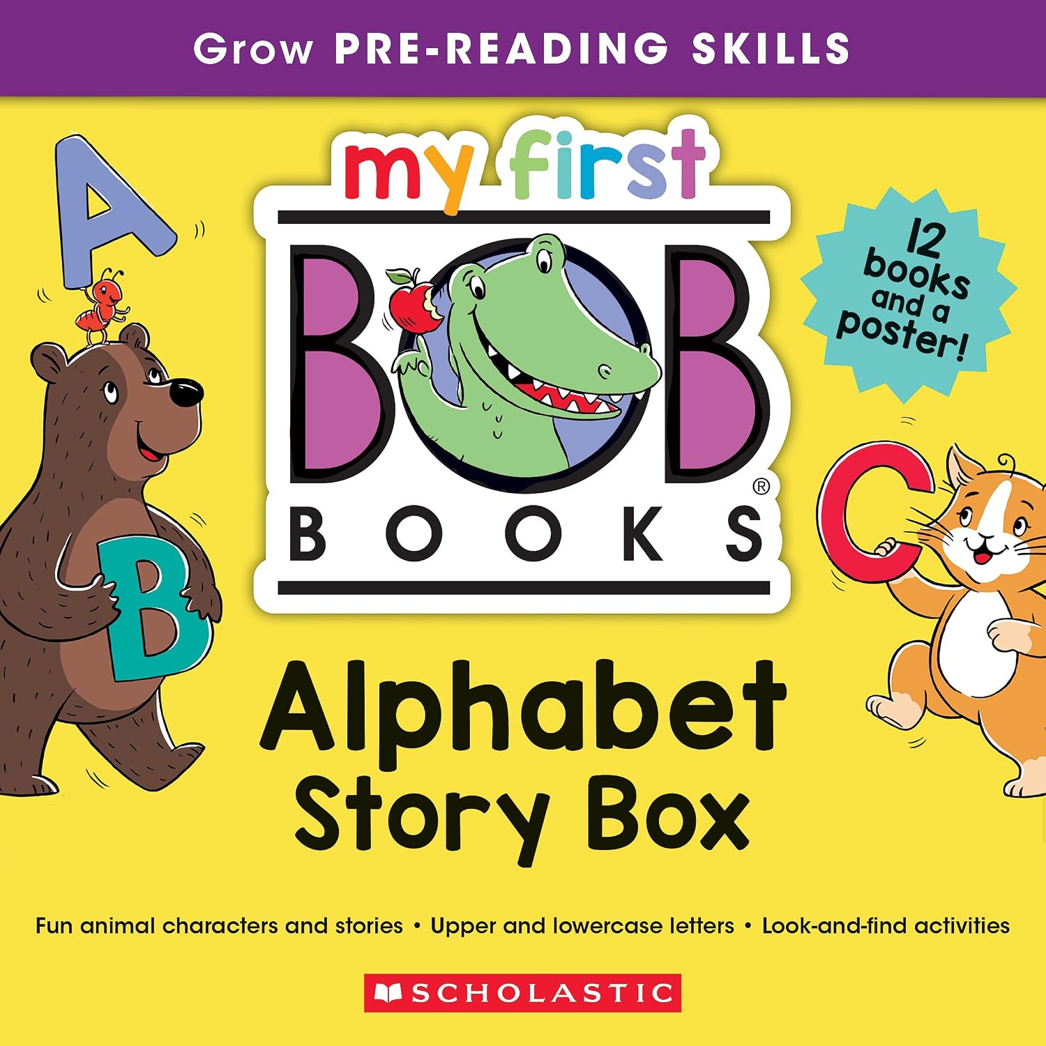 My First Bob Books Alphabet Story Box Set