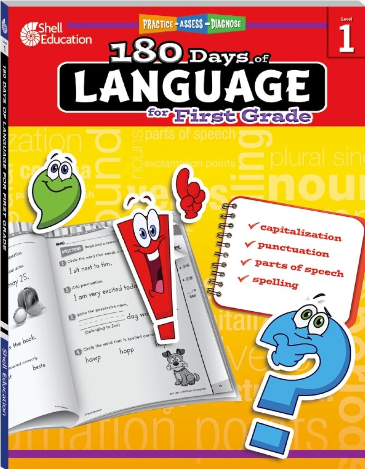 180 Days: Language for First Grade