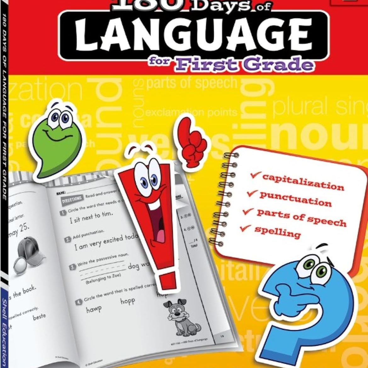 180 Days: Language for First Grade