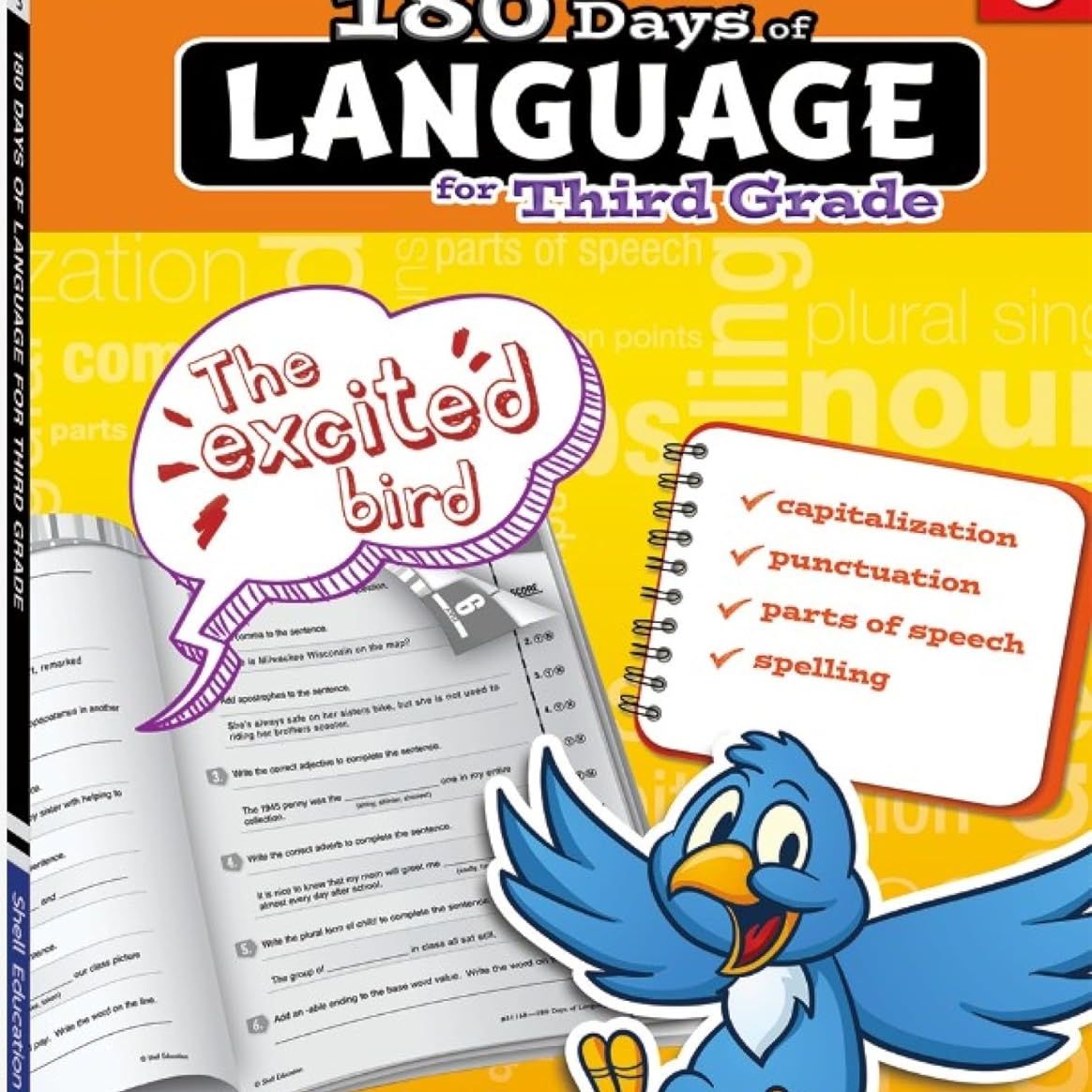 180 Days: Language for Third Grade