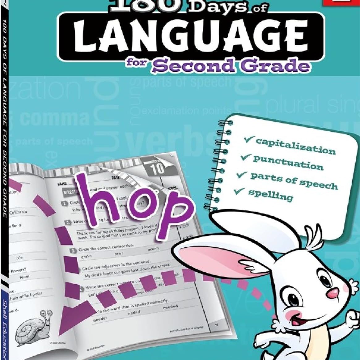 180 Days: Language for Second Grade