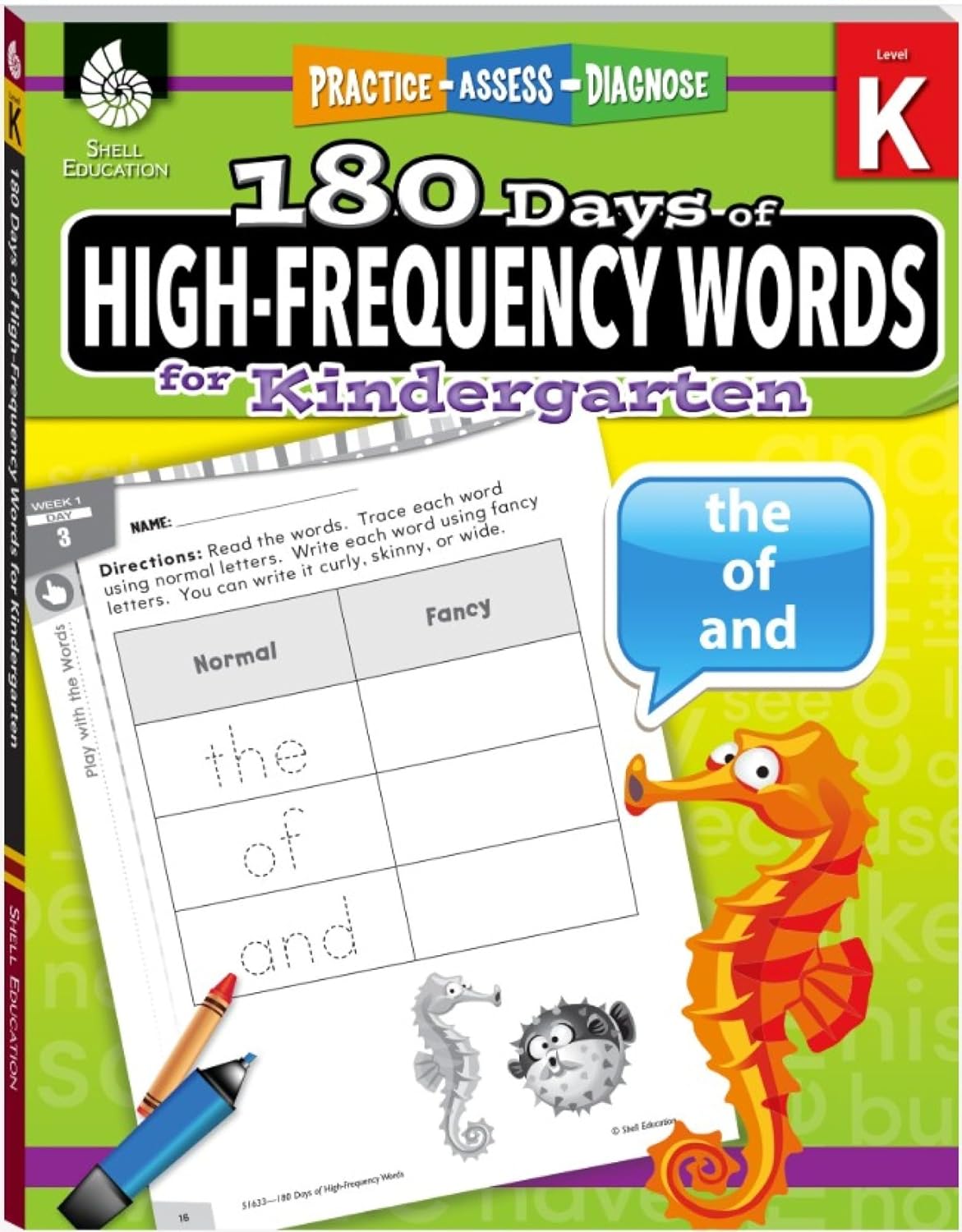 180 Days: High-Frequency Words for Kindergarten