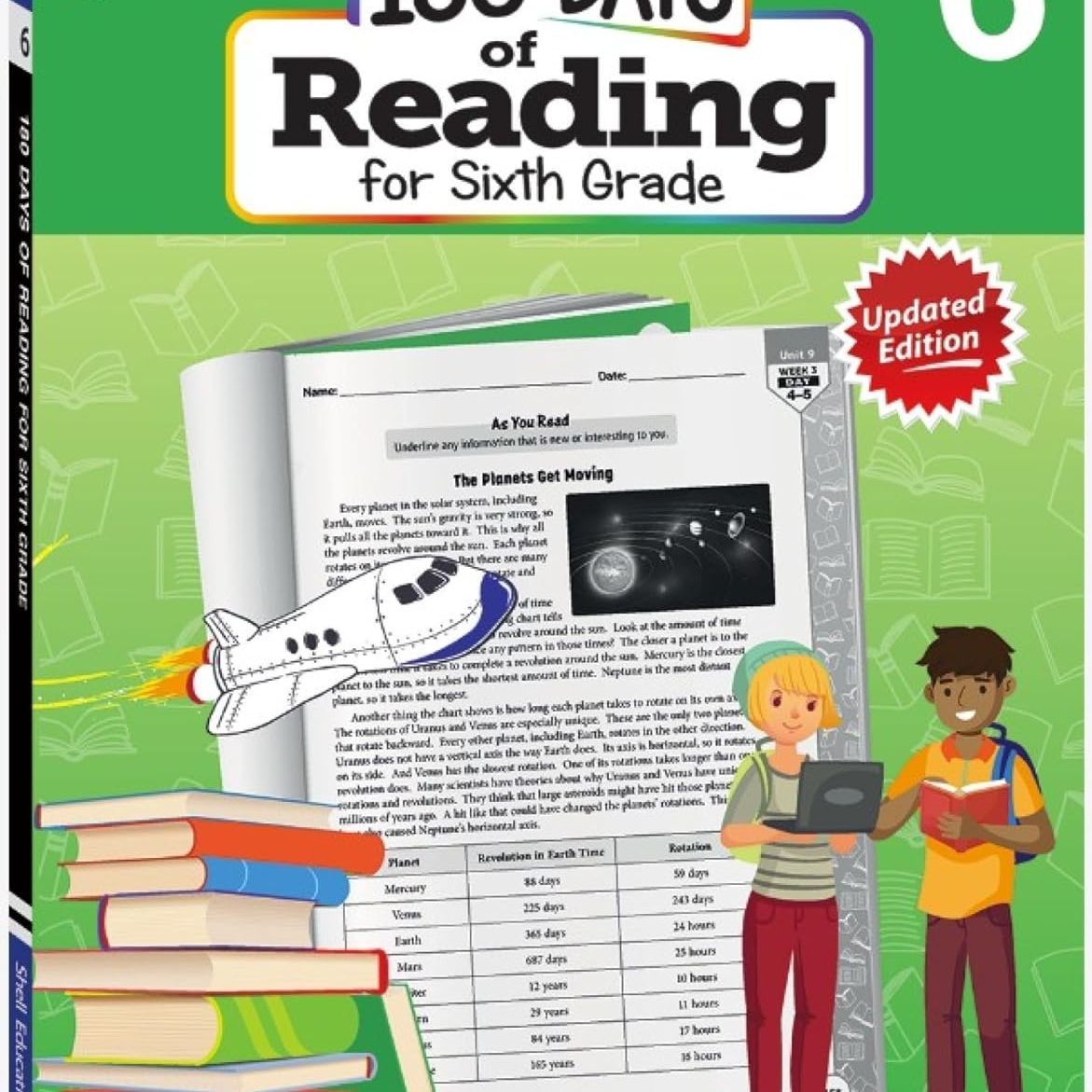 180 Days: Reading for Sixth Grade, 2nd Edition
