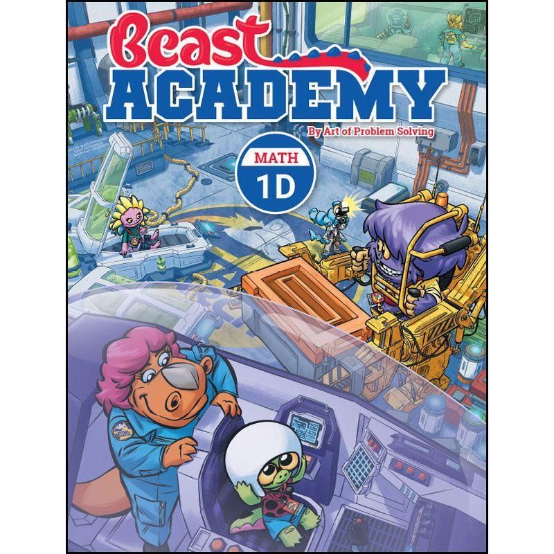 Beast Academy: Math 1D (Guide & Practice Book)