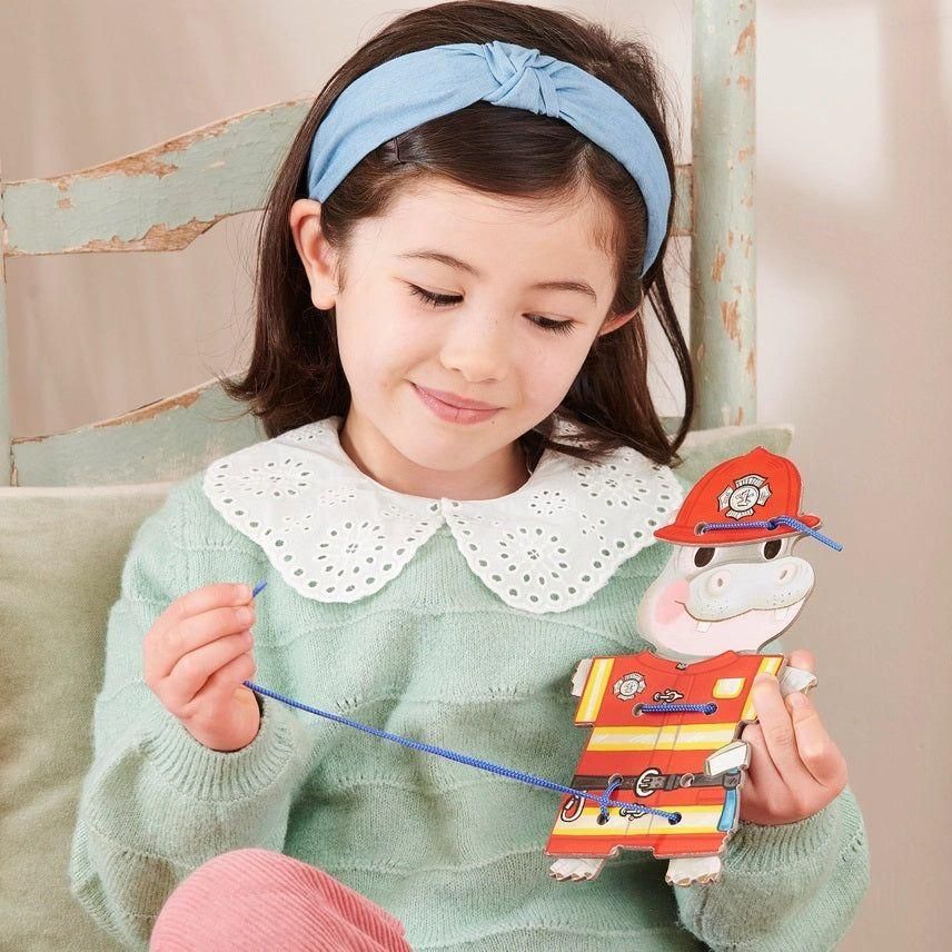 Occupations Dress Up Lacing Card