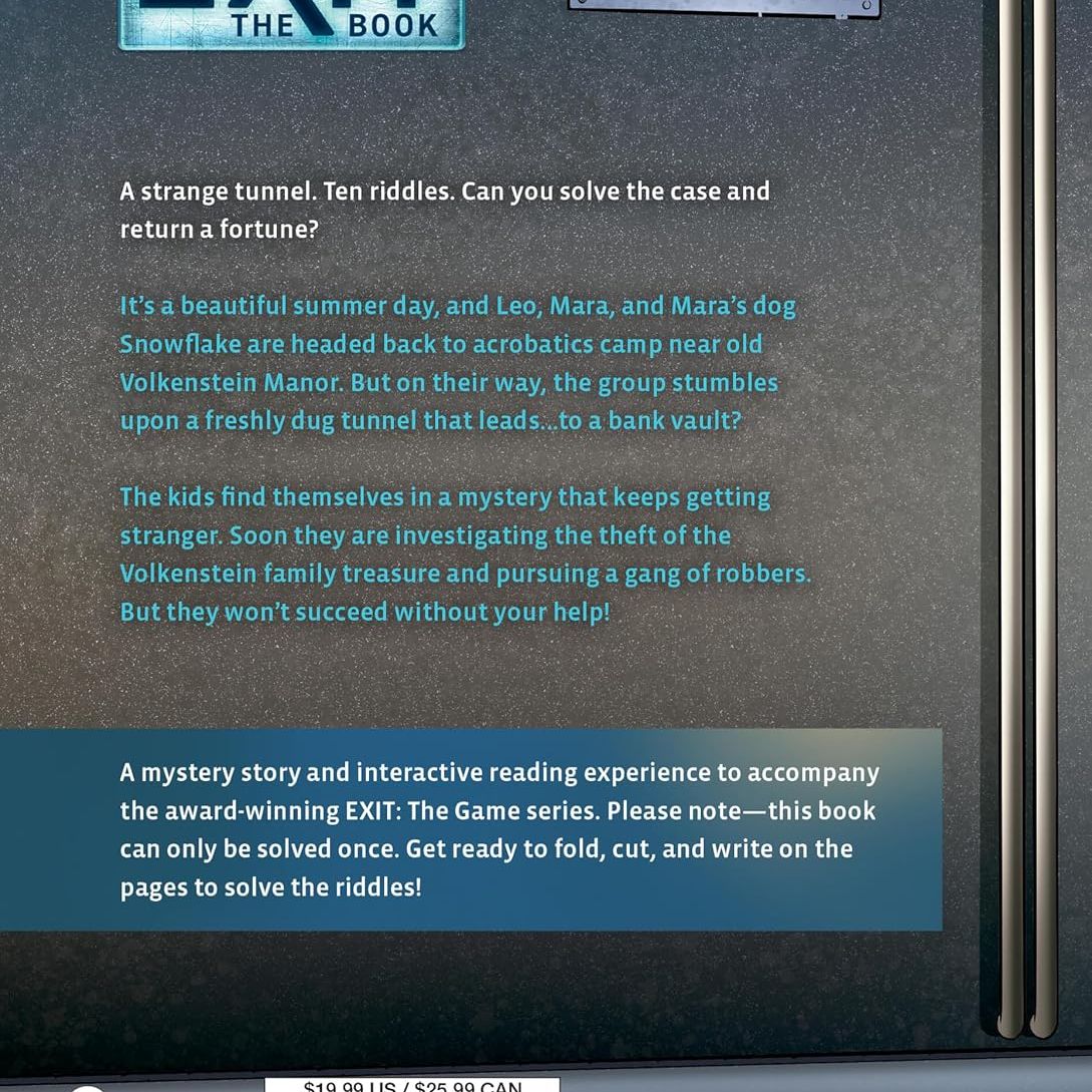 Exit: The Book - The Mysterious Bank Robbery: A Puzzle Novel
