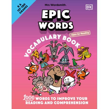 Mrs Wordsmith Epic Words Vocabulary Book, Kindergarten & Grades 1-3